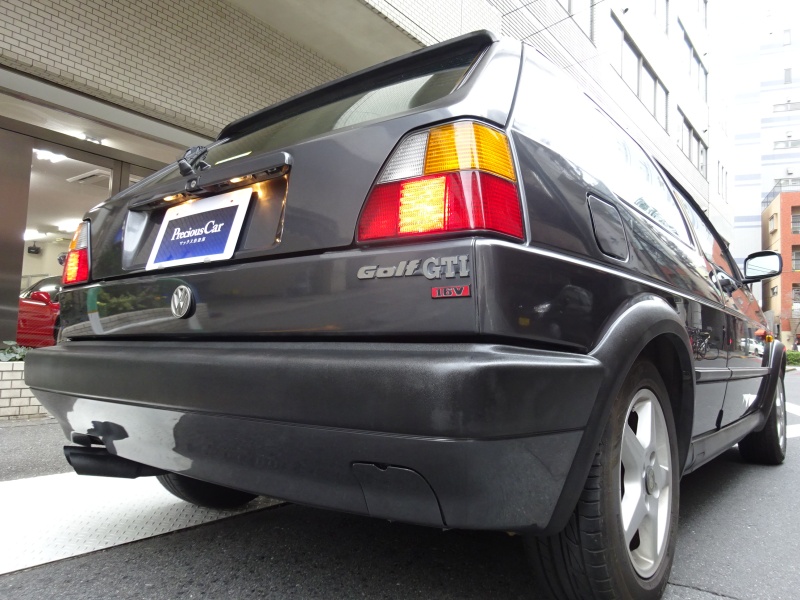 VW ｺﾞﾙﾌⅡ GTi DOHC16V 3ﾄﾞｱﾊｯﾁﾊﾞｯｸ 5MT 禁煙車 只今入庫。