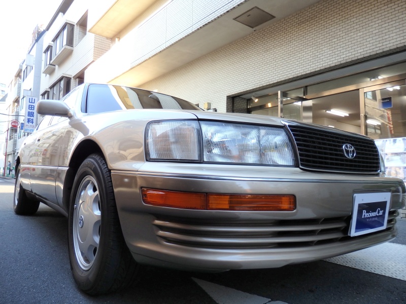 トヨタ セルシオ 10系後期 C仕様f Pkg 4at ﾜﾝｵｰﾅｰ ﾍﾞｰｼﾞｭﾒﾀﾘｯｸ ｷｬﾒﾙﾚｻﾞｰ 屋内保管車 マックス倶楽部 池袋ショールーム 中古車検索サイト バーチャルカーショップ