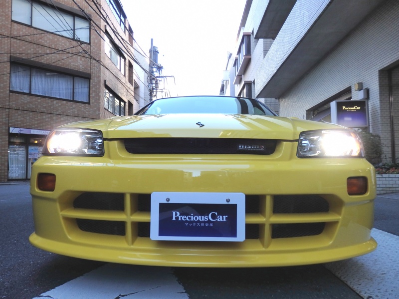 日産 スカイライン ER34型 25GT ﾗｲﾄﾆﾝｸﾞｲｴﾛｰ 4AT ﾆｽﾓ製ﾌﾙｴｱﾛ/ﾘｱｳｨﾝｸﾞ