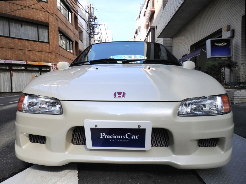 ホンダ ビート 660 ﾌﾙｴｱﾛ 5MT ﾎﾜｲﾄﾊﾟｰﾙ HID MUGEN14AW 屋内保管