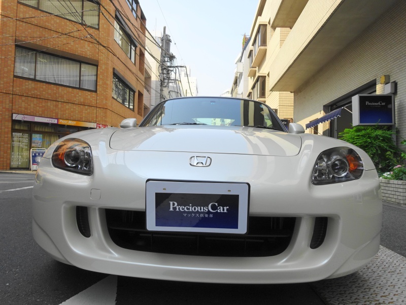 ホンダ S2000 ﾍﾞｰｽｸﾞﾚｰﾄﾞ 6MT ﾌﾟﾗﾁﾅﾎﾜｲﾄﾊﾟｰﾙ ﾜﾝｵｰﾅｰ 屋内保管